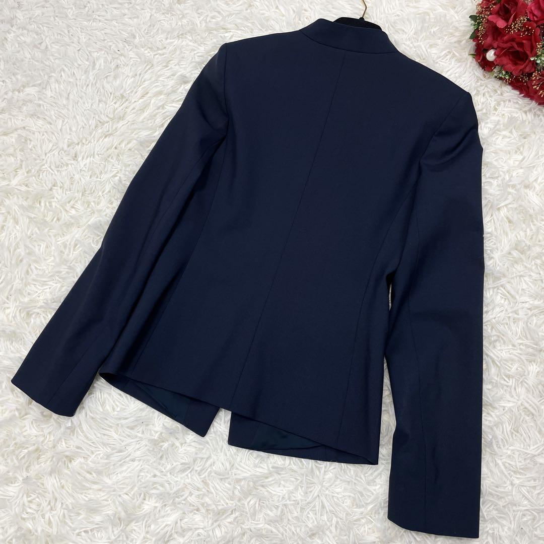 美品☆現行Theory LANAI TAILOR ノーカラージャケット 総裏
