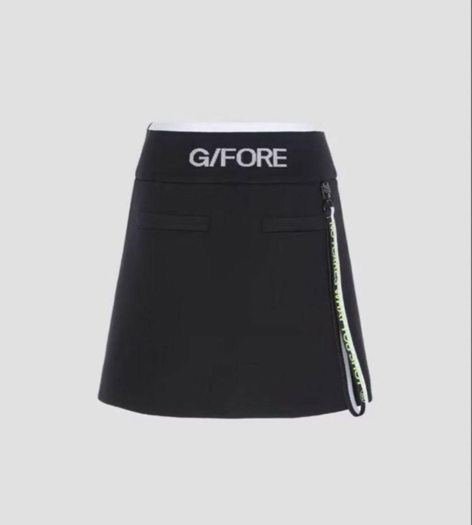 ジーフォア G/FORE ゴルフウェア レディース スカート 黒 - メルカリ