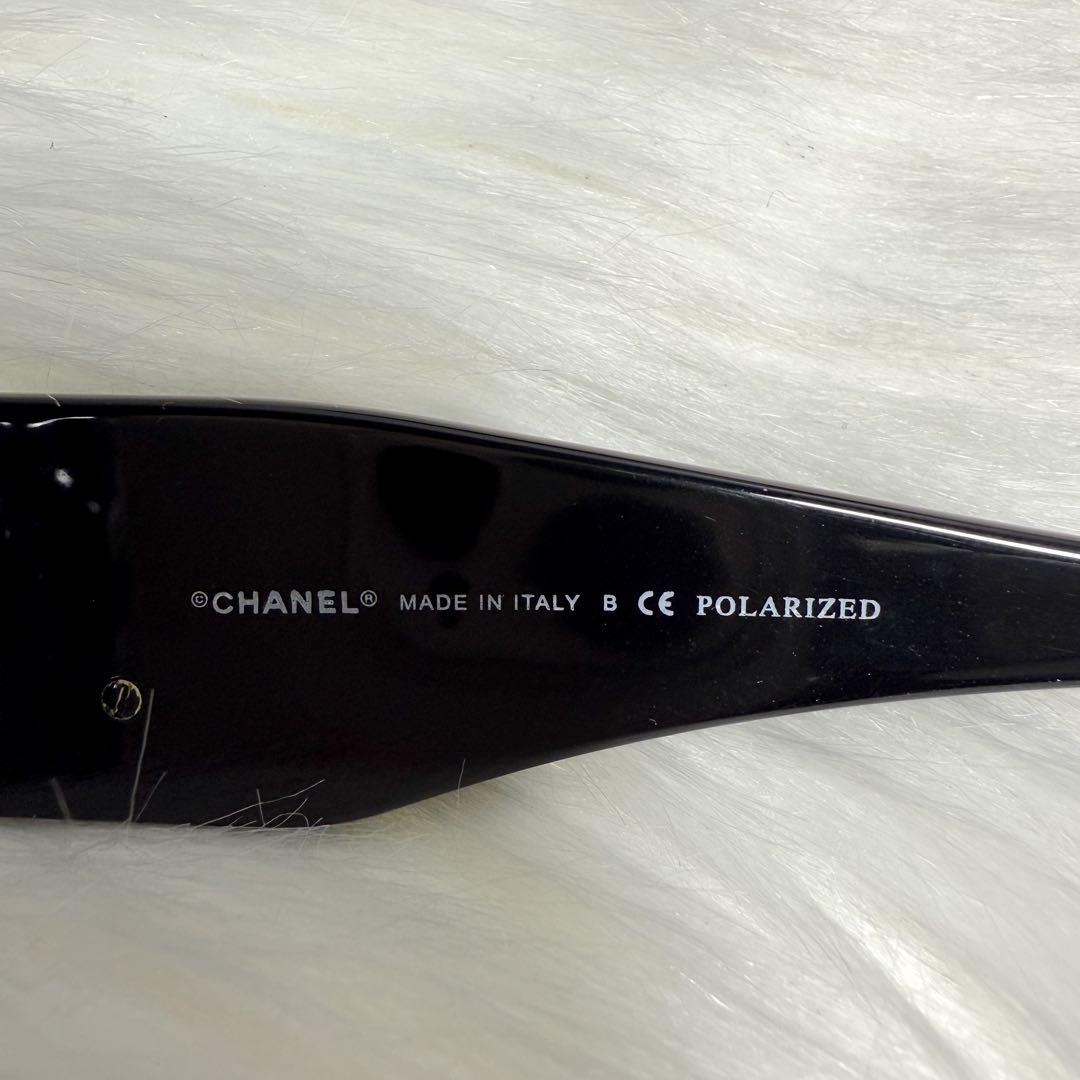 CHANEL サングラス カメリア ココマーク 5113 ブラック ケース付き