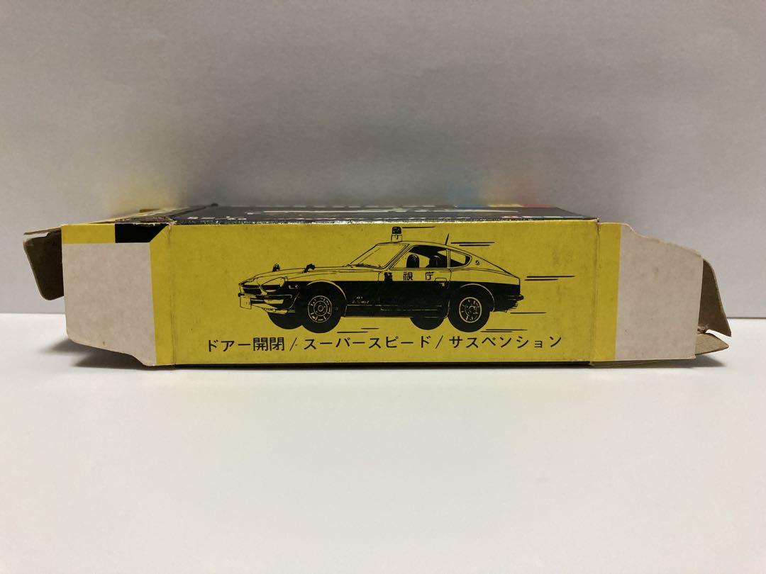 トミカ　黒箱　日本製　ニッサン　フェアレディパトロールカー　1Aホイール　色指定