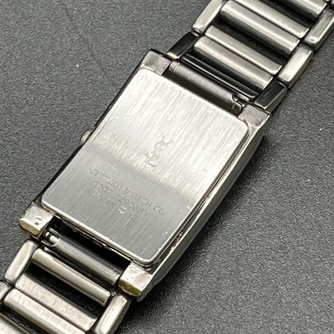 稼動　腕時計　YVES SAINT LAURENT　YSL 新品電池　C95 YVES SAINT LAURENT YSL イヴサンローラン QZ 腕時計｜Yahoo