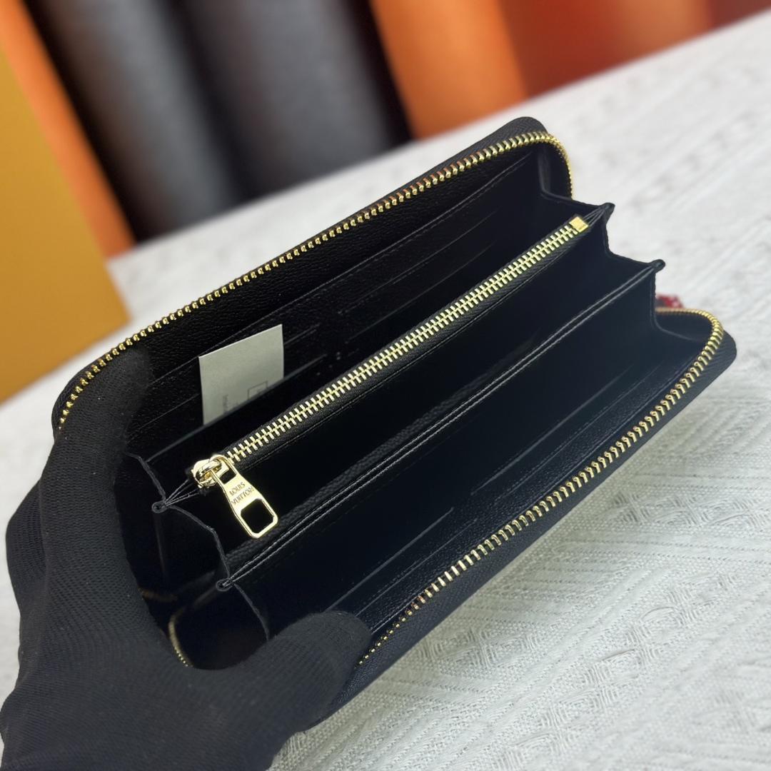 即日発送✨Louis Vuitton ブラック長財布 オールブラックの洗練されたデザイン】Louis Vuitton☆長財布