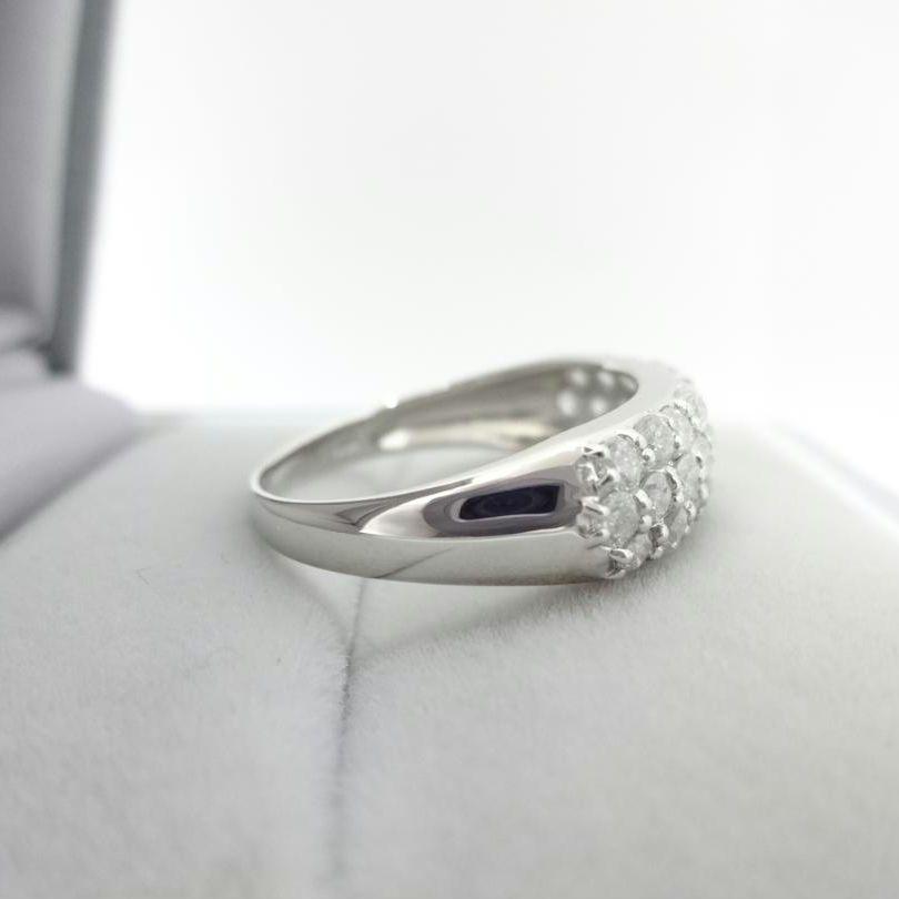 【美品】1.00ct　ダイヤモンド　パヴェセッティング　リング　プラチナ