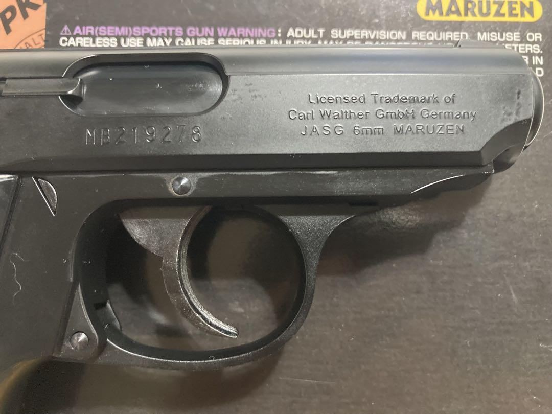 マルゼン製　ガスブローバック　ワルサー ＰＰＫ／Ｓ　動作快調　極美品です。