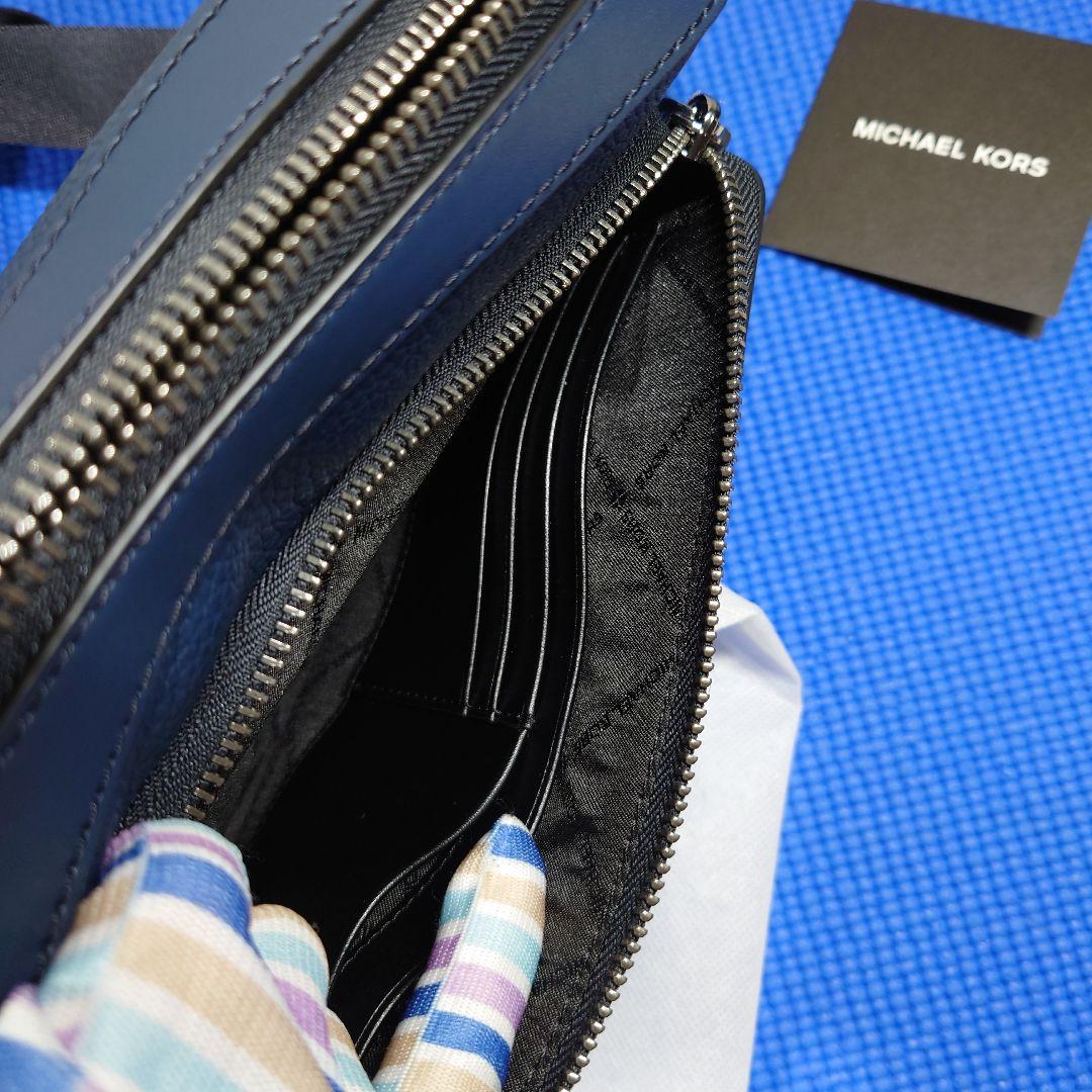 MICHAEL KORS ネイビー ショルダーバッグ