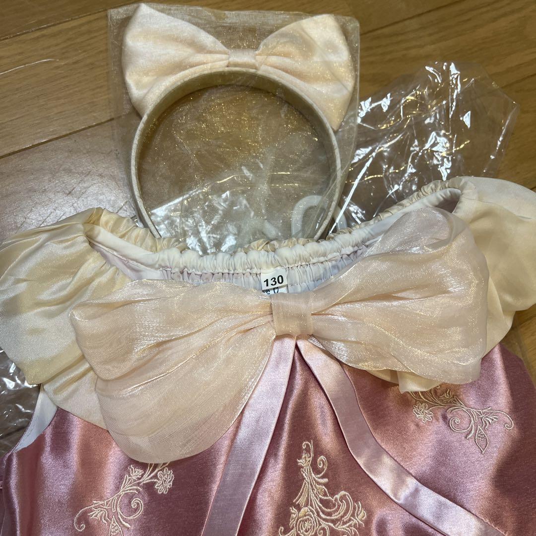 週末出品⋆꙳ シンデレラ　イメージ　ピンクドレス　コスチューム　130⋆꙳