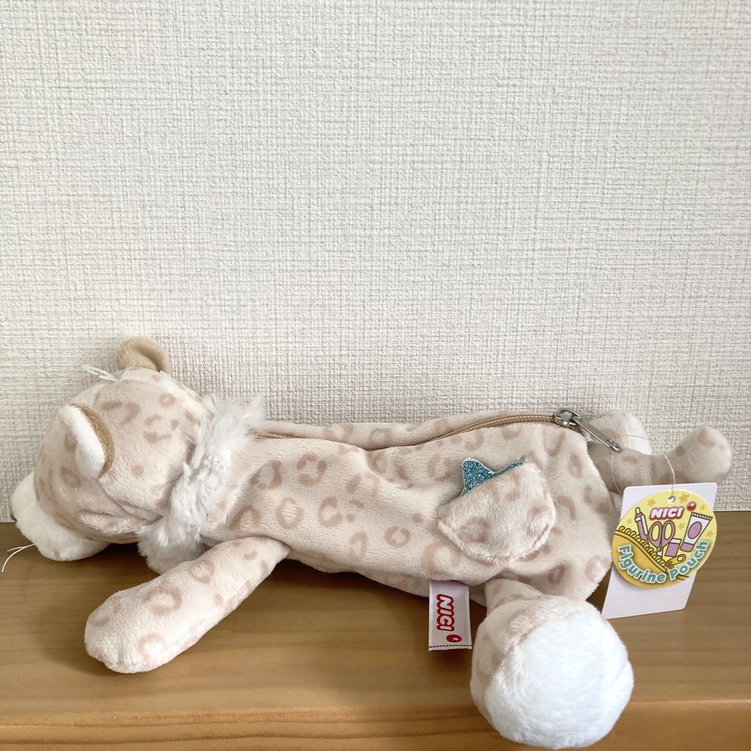 2024高い素材  新品未使用】ニキ NICI ユキヒョウ レオパード 筆箱 ペンケース 筆記具