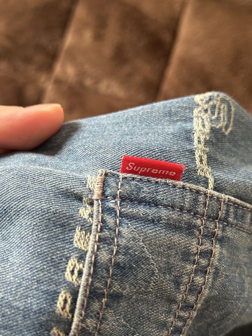 Supreme Dimensions Logo Denim Skate Pant-少量生産