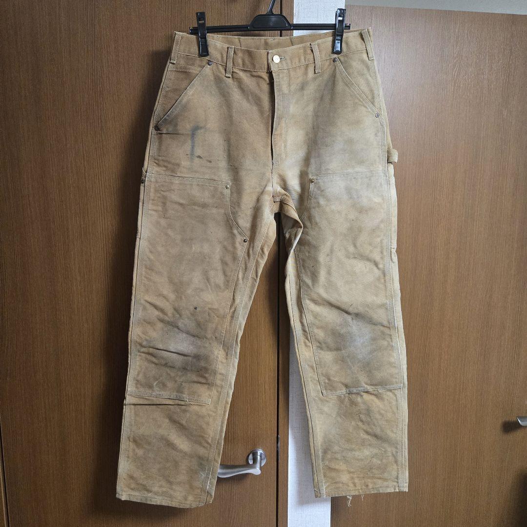 USA製 125周年 CARHARTT ダブルニー ペインター サンフェード