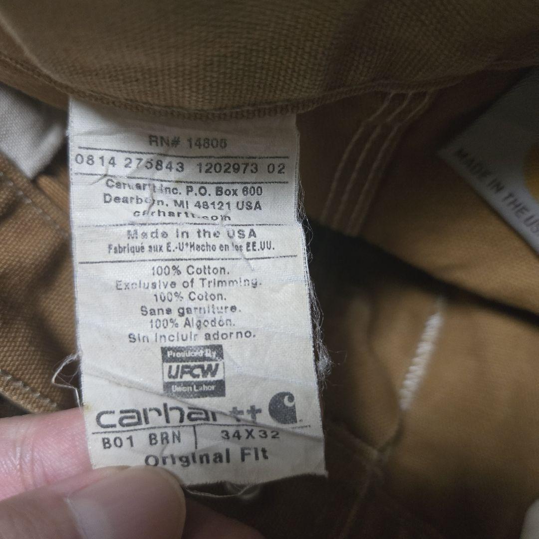 USA製 125周年 CARHARTT ダブルニー ペインター サンフェード