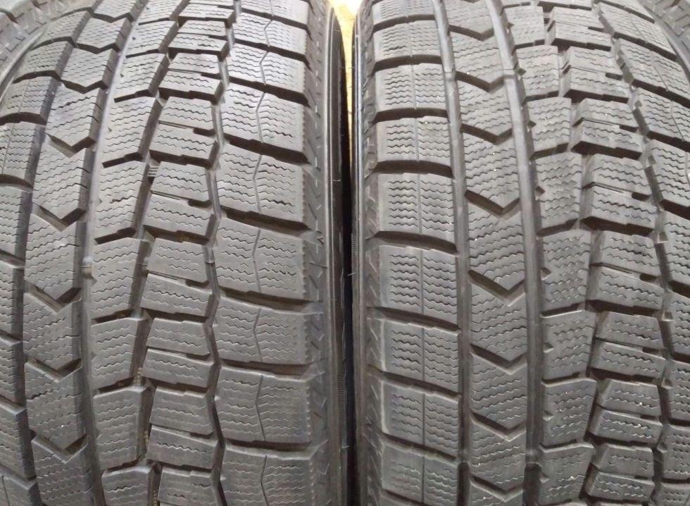 札幌発 215/65R16 DUNLOP 冬タイヤ 2022年製 8分山 着払い