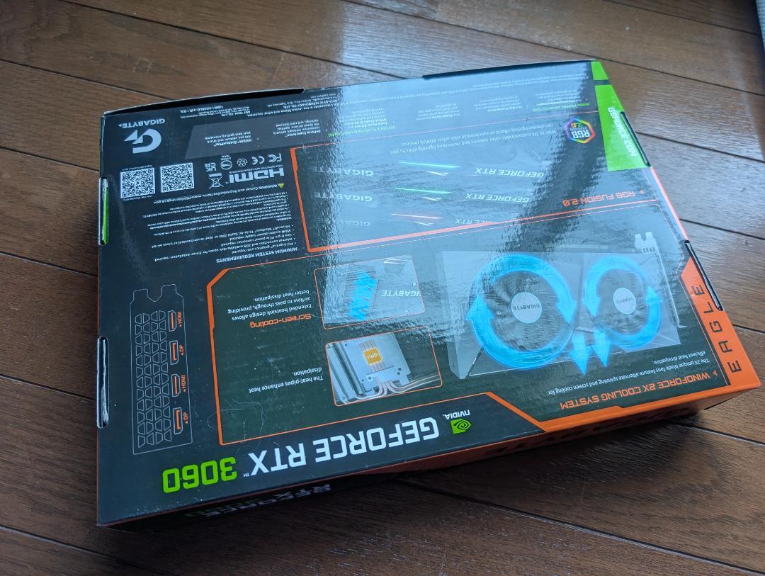 グラフィックボード・グラボ・ビデオカード GIGABYTE GEFORCE RTX 3060 EAGLE OC 12G