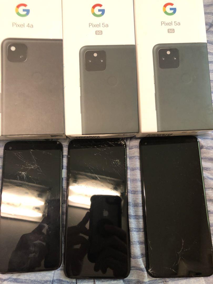ジャンク Google Pixel 4aが1台 5が2台 3個セット 本体 - メルカリ