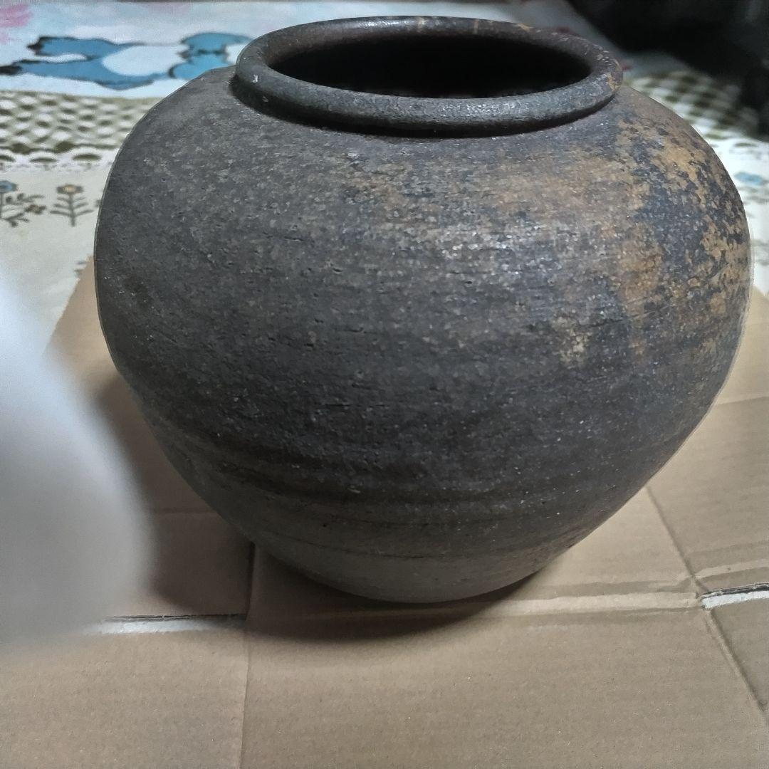 備前焼 花器 花瓶 花入れ 骨董品 - 工芸品ヴィンテージ 通販