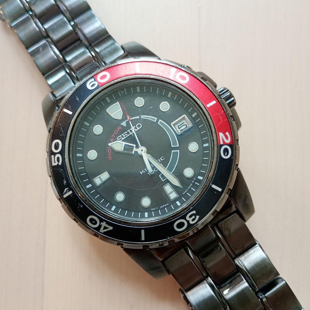SEIKO 自動巻き時計 防水 黒 SEIKO 腕時計 セイコー 時計 ウォッチ 【日本製 Made in Japan