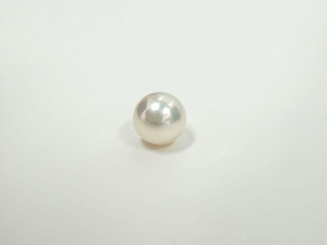 pt850 パールペンダントトップ　ダイヤ0.03ct