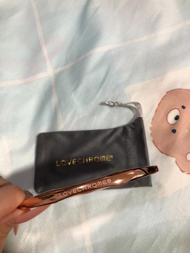 未使用 LOVE CHROME ラブクロム K24 ツキ ローズ ゴールド