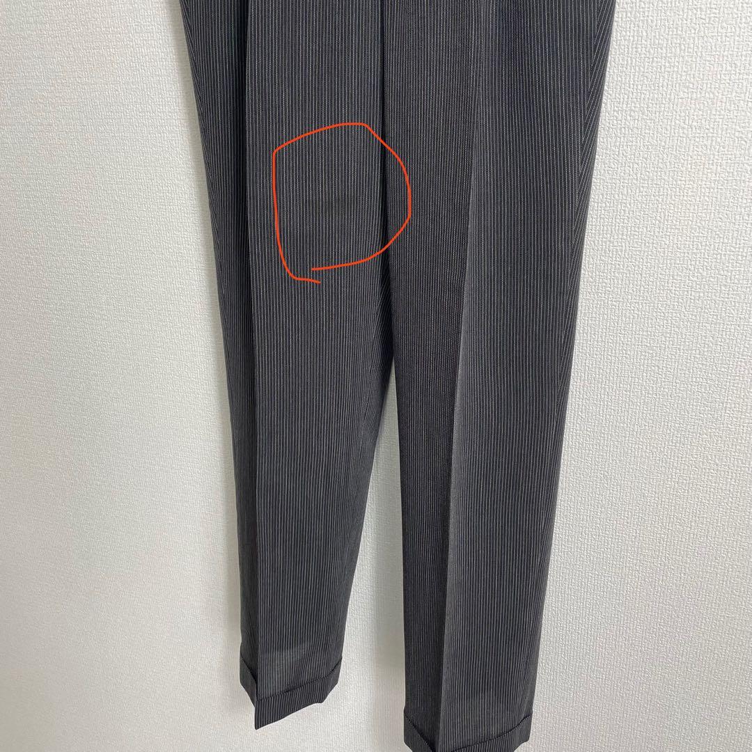 JUNKO KOSHINO ストライプ 3ピース スーツ ダークグレー