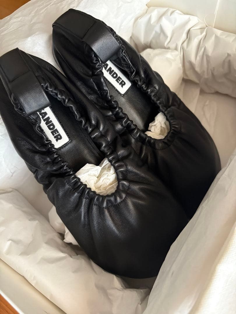 ジルサンダー バレエシューズ24cm・JIL SANDER