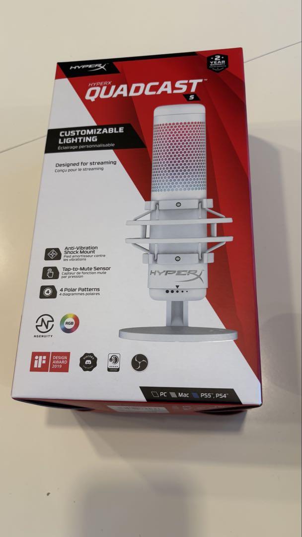 HyperX QuadCast s コンデンサーマイク