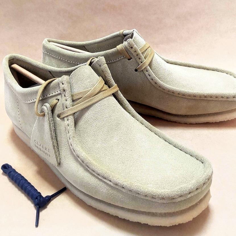 クラークスワラビーローメープルCLARKS WALLABEE-Lo UK8.0