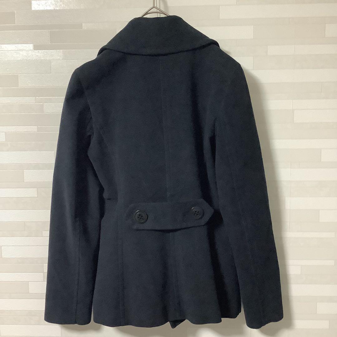 バーバリーブルーレーベル ピーコート レーヨン 絹