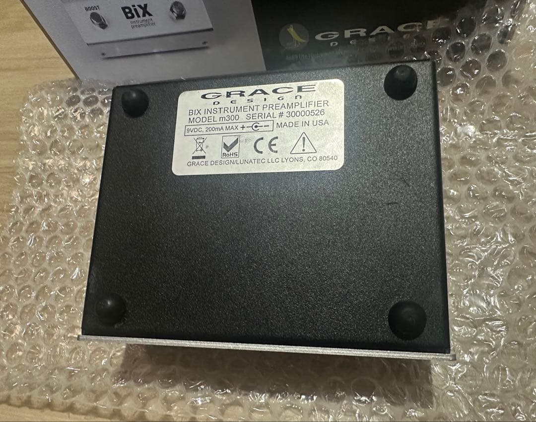 定番人気！ GRACE DESIGN BiX D.I. DI PREAMP目立った傷や汚れなし 無限の可能性