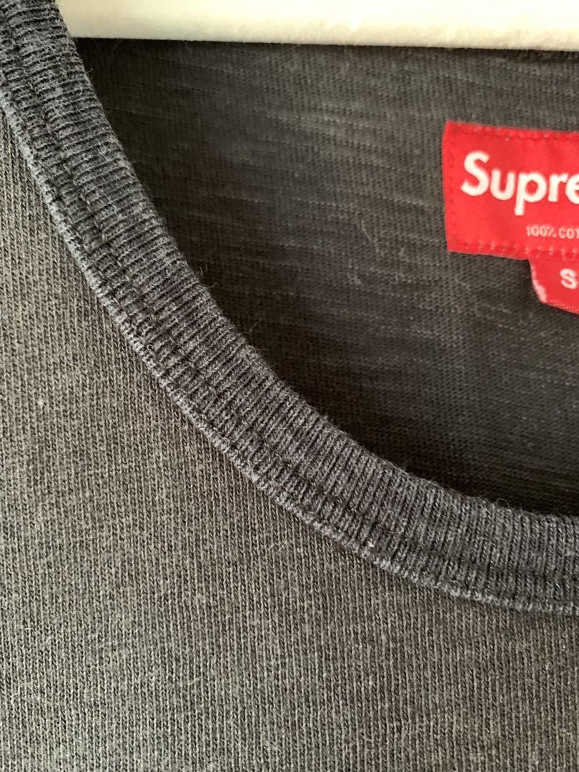 Supreme ブラック タンクトップ S