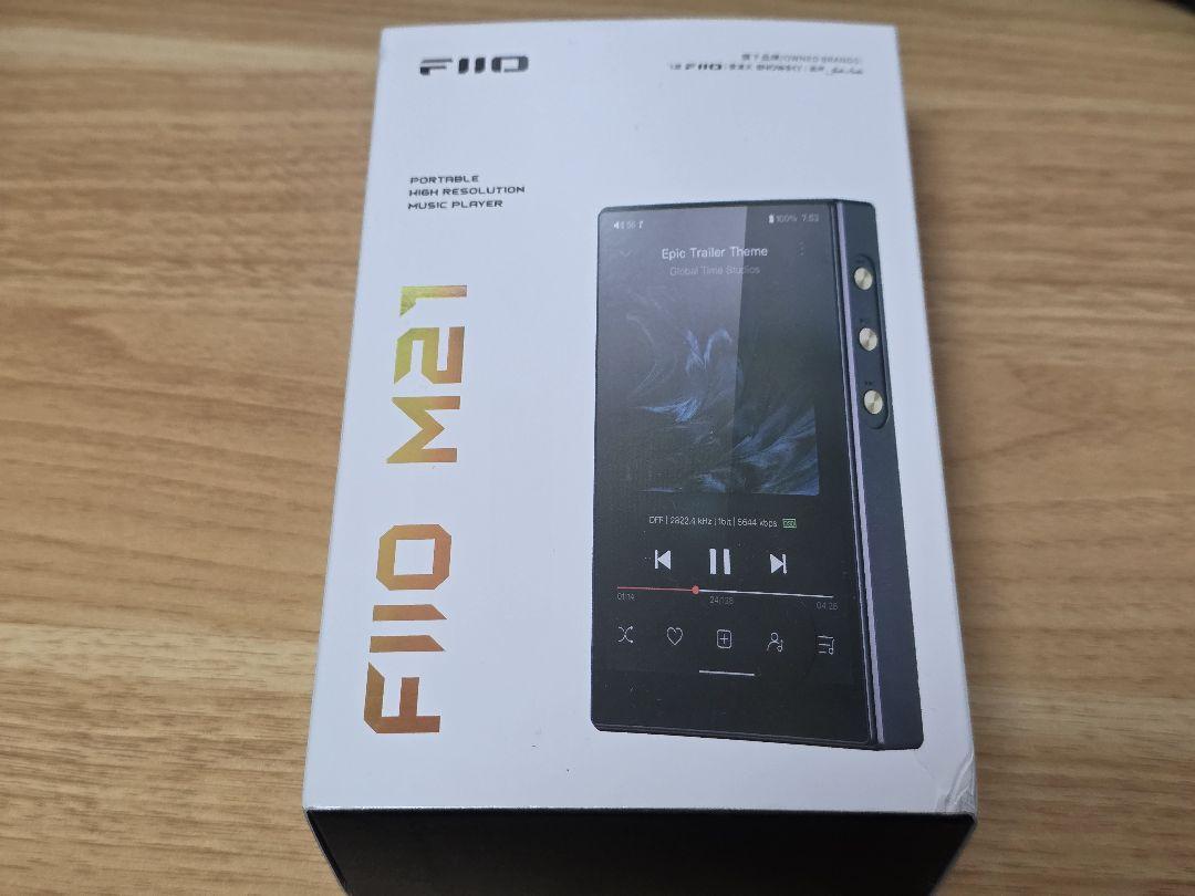 FiiO M21 ダークブルー 純正ケース付き - メルカリ