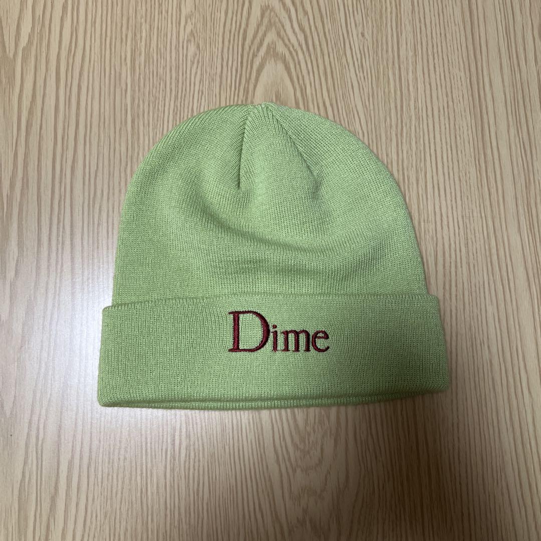 Dime ニット帽 ライトグリーン