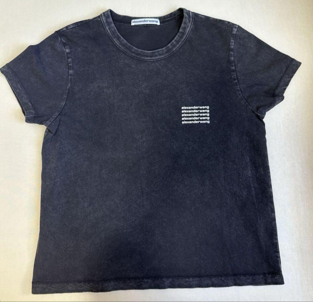 アレキサンダーワン　ロゴTシャツ　ブラック半袖 楽天市場】【7/30限定・最大2万円OFFクーポン配布中】ALEXANDER
