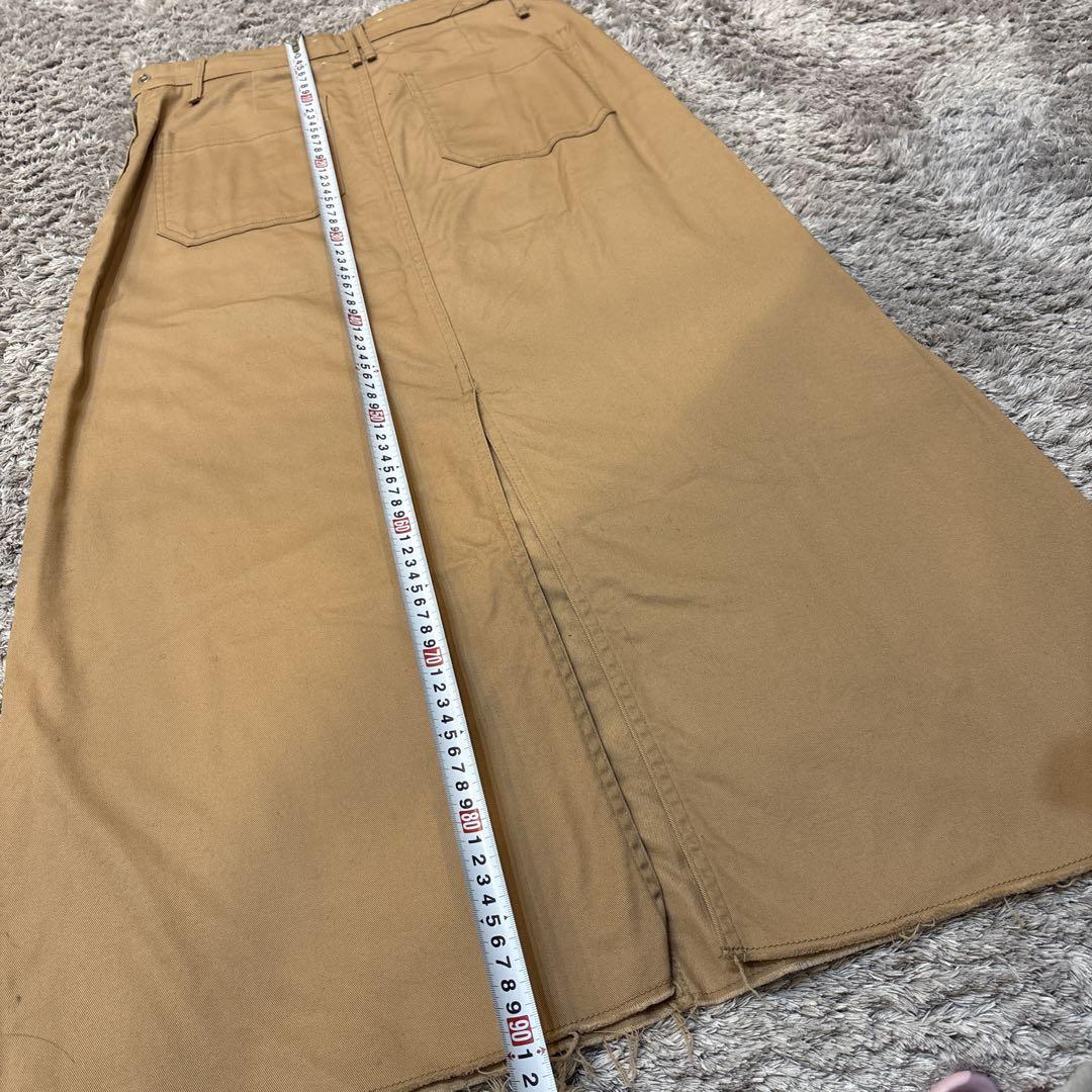 美品　UPPER HIGHTS IENA別注 ARMYベイカースカート Lサイズ IENAイエナ【美品】UPPER HIGHTS 別注ARMYベイカースカート