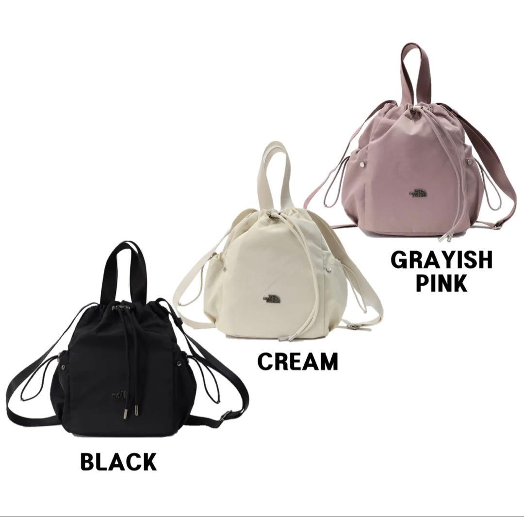 在庫残り1点！大人気韓国限定ノースフェイス　バケットバッグ　ホワイトレーベル