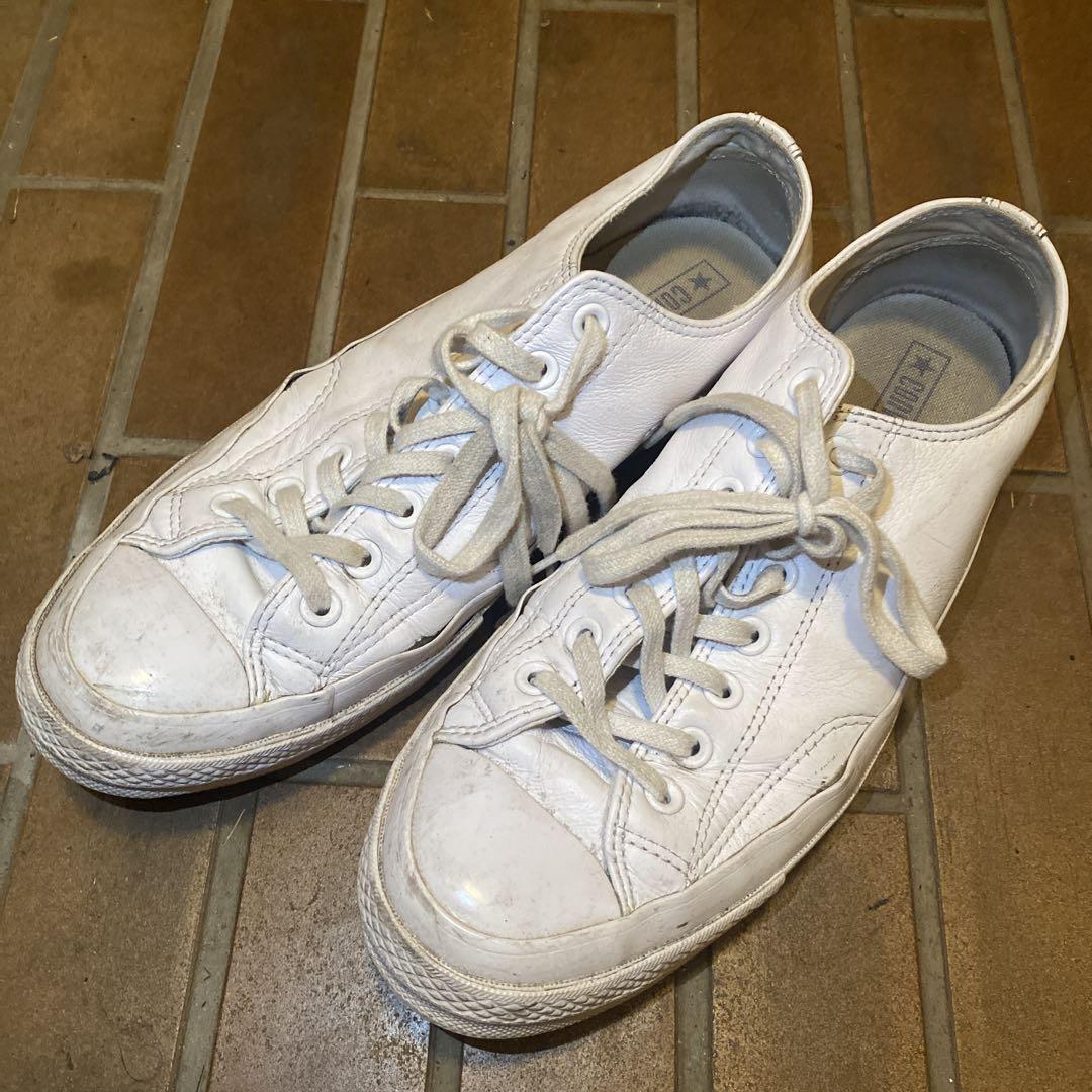 レザー converse