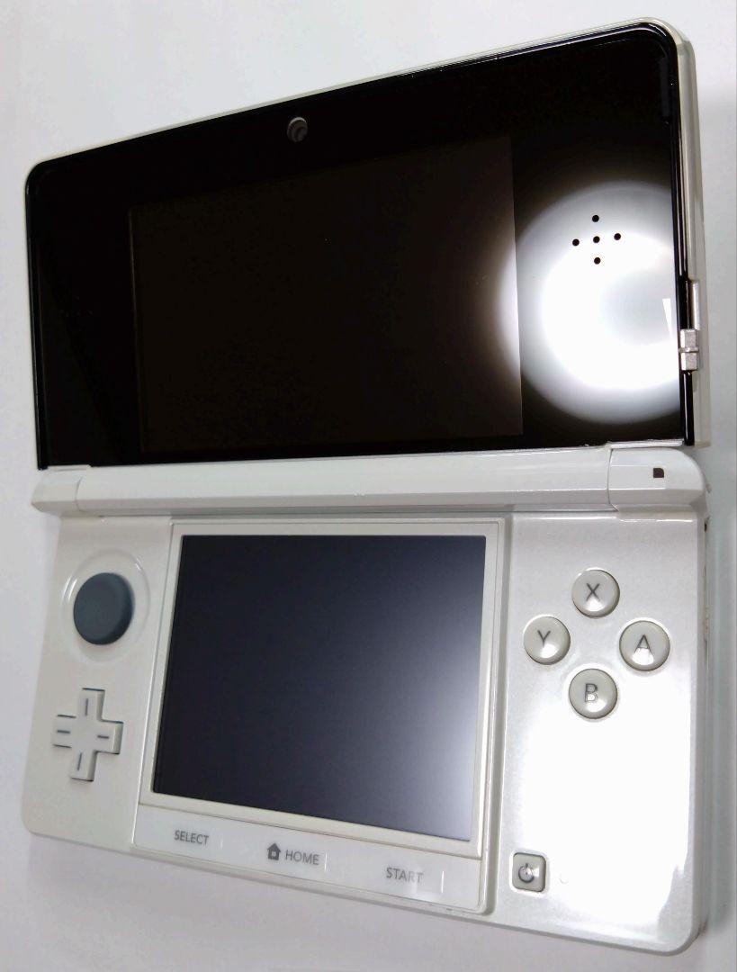 ニンテンドー 3DS アイスホワイト 白 本体 付属品 任天堂 866