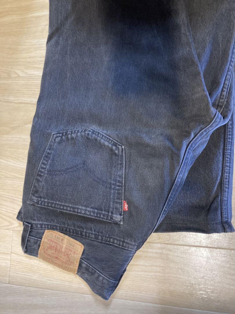 リーバイス　ブラックデニム　501 US w34 L30