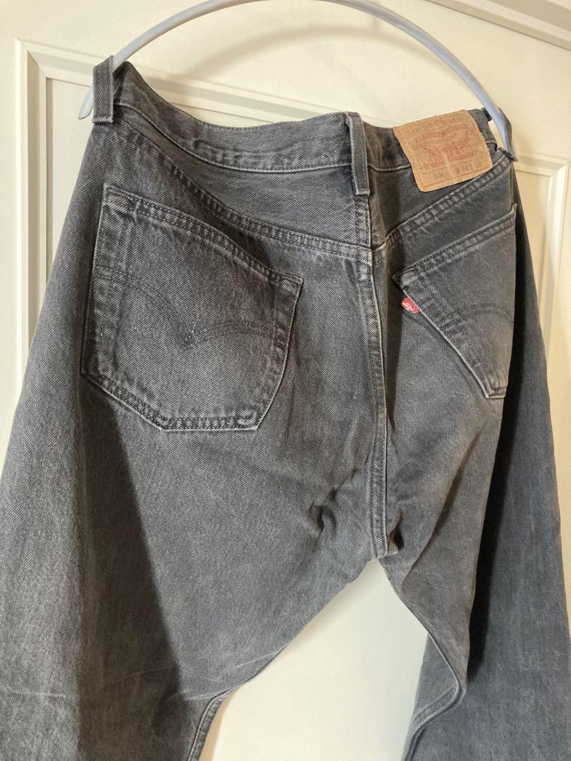 リーバイス　ブラックデニム　501 US w34 L30