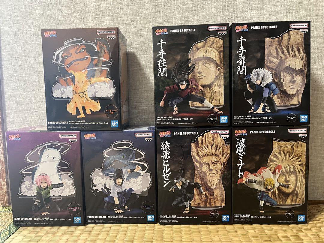 【7体セット】ナルト　NARUTO PANEL SPECTACLE NARUTO SHIPPUDEN PANEL SPECTACLE THE STRONGEST SOLDIERS