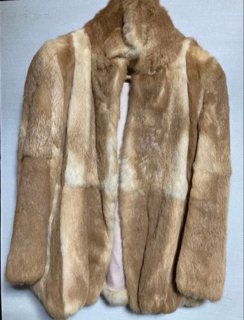 リアルファーコート　毛皮コート　Mサイズ