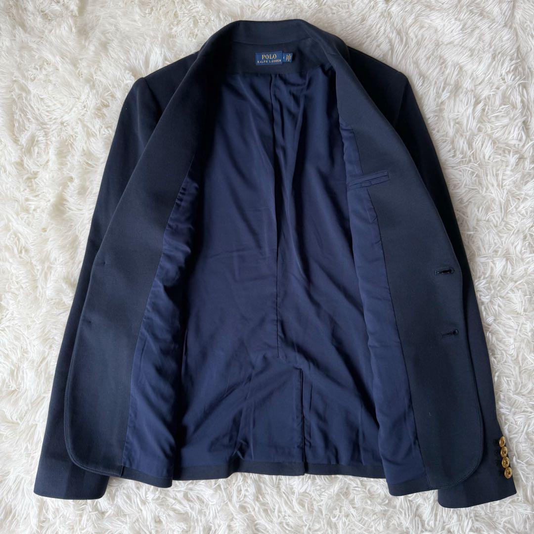 現行タグ⭐︎POLO RALPH LAUREN 紺ブレ金ボタン エンブレムXL相当 現行タグ⭐︎POLO RALPH LAUREN 紺ブレ金ボタン エンブレムXL相当