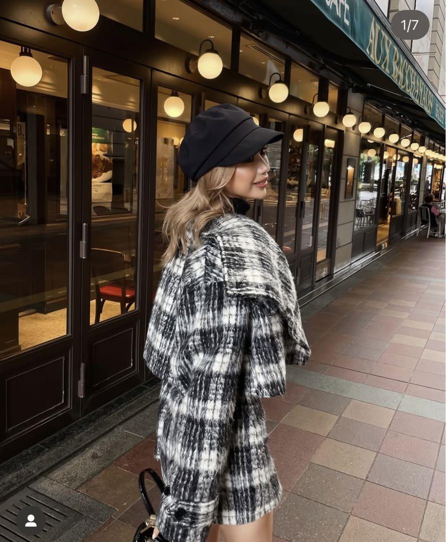 ジャケット・アウター DIANTE Big color shaggy jacket