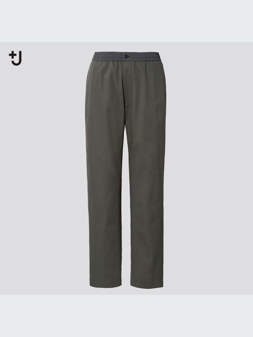 UNIQLO +J ワイドフィットテーパードイージーパンツ