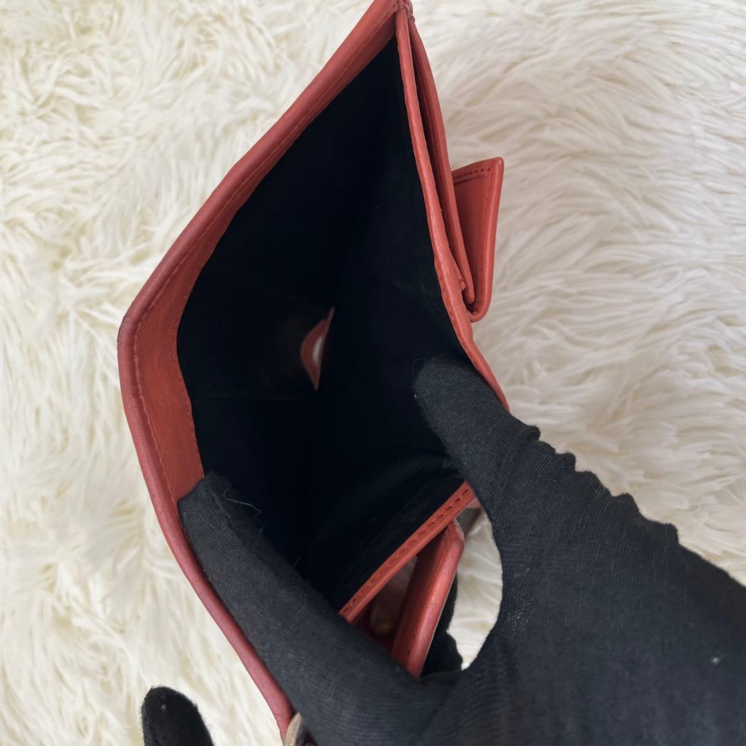 GUCCI グッチシマ ブラックレザー 三つ折り財布