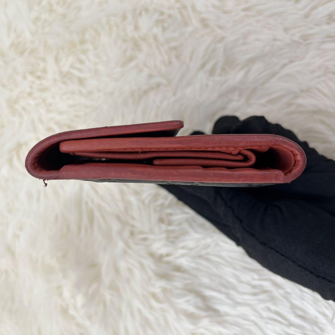 GUCCI グッチシマ ブラックレザー 三つ折り財布