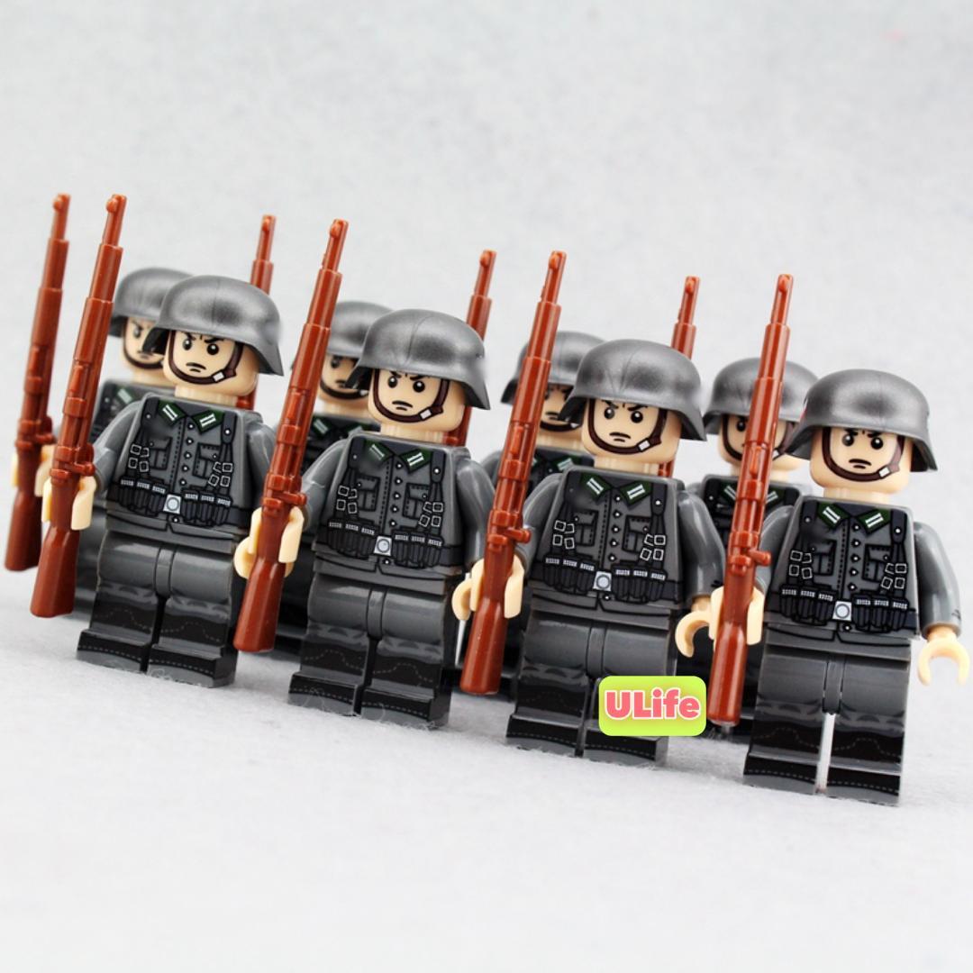 買い誠実 WW2ドイツ軍国防軍全面印刷11体B ミリタリー武器レゴ互換フィギュアミニフィグ taggat.sn 買い誠実 WW2ドイツ軍国防軍全面印刷11体B ミリタリー武器レゴ互換フィギュアミニフィグ taggat.sn
