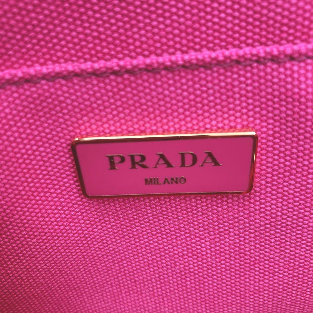 PRADA カナパ ショルダーバッグ FUXIA ピンク バッグ