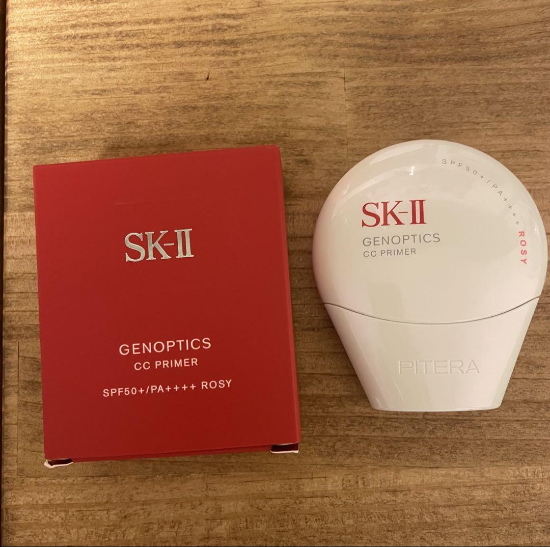 【新品未使用品】SK-II CCプライマー　ロージーピンク SK-II / ジェノプティクス CC プライマー ロージーピンクの公式
