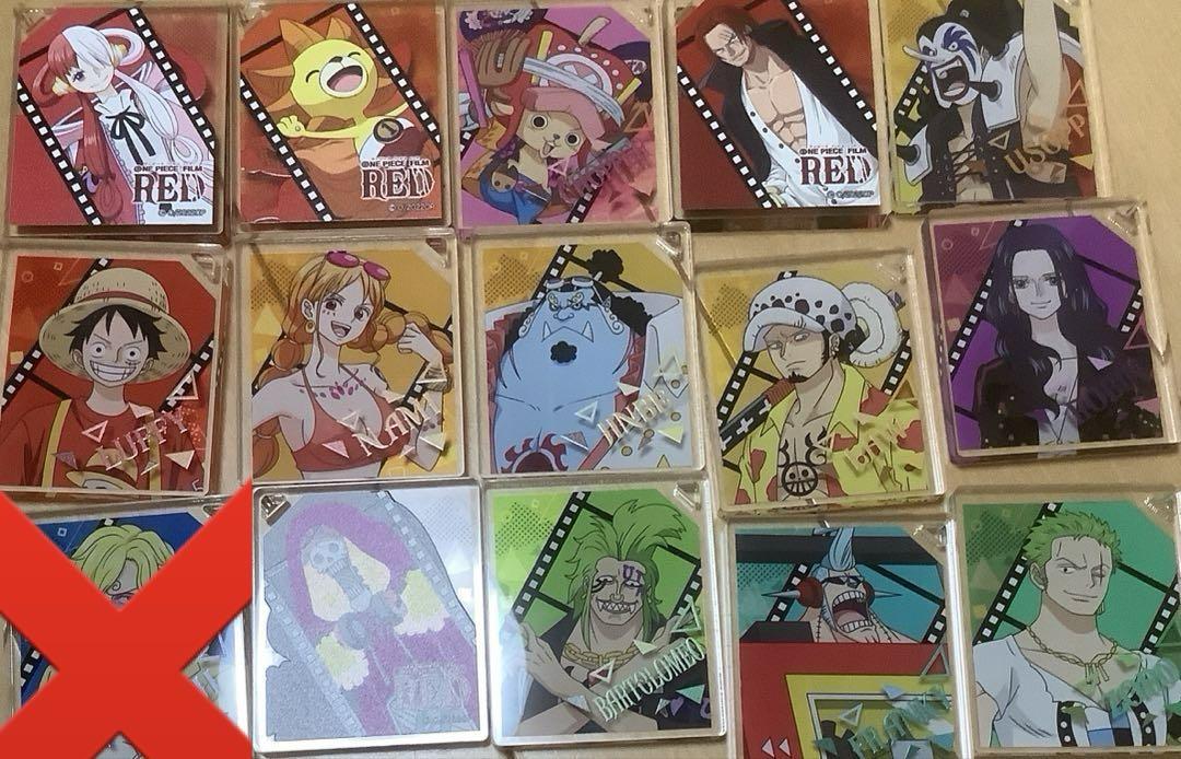 ONE PIECE FILM RED アクリルブロックコレクション 限定品 ONEPIECE FILM RED アクリルブロック