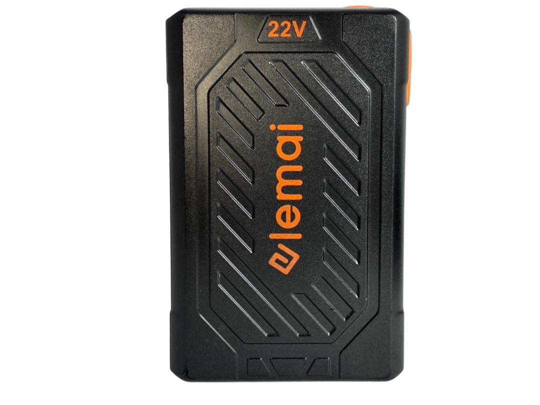 elemai 空調服用 バッテリー ファン セット 赤 11cm穴用 22v
