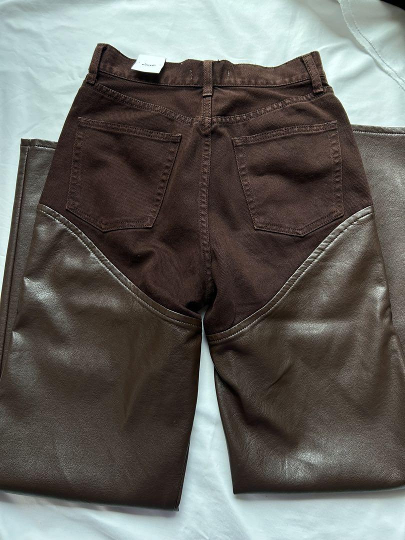 F|LEATHER COMBI